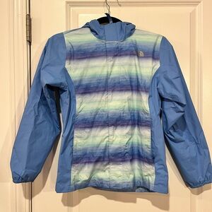 The North Face Kids Light Blue Striped Swim Rashguard